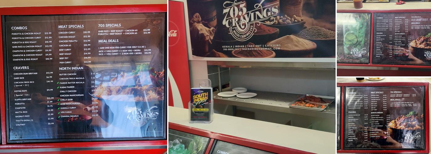 705 Cravings Menu