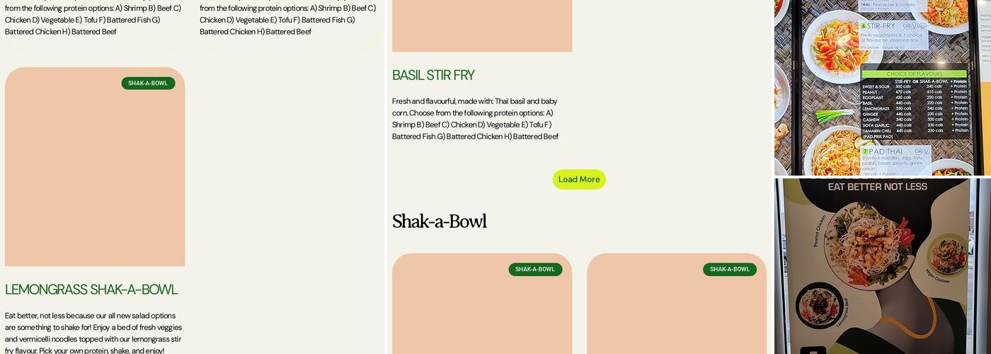 Thai Express Appleby Line Menu