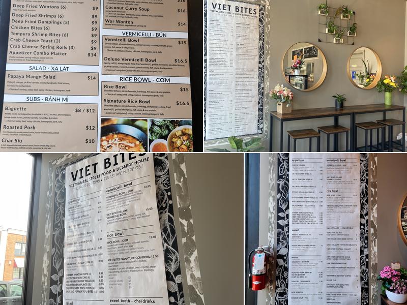 Viet Bites Menu