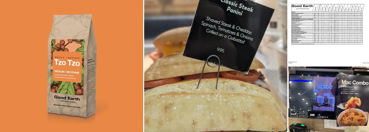 Good Earth Coffeehouse - Signal Hill Menu