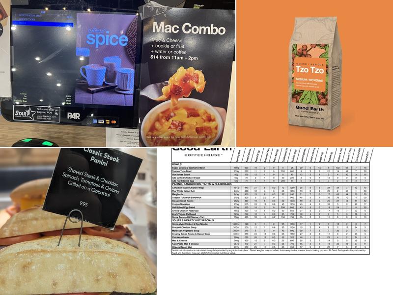 Good Earth Coffeehouse - Signal Hill Menu