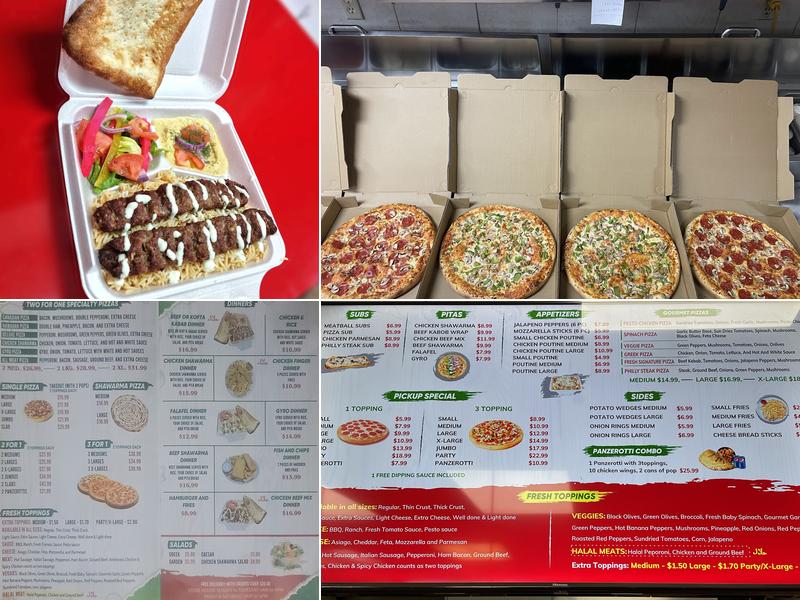 Fresh Pizza Menu