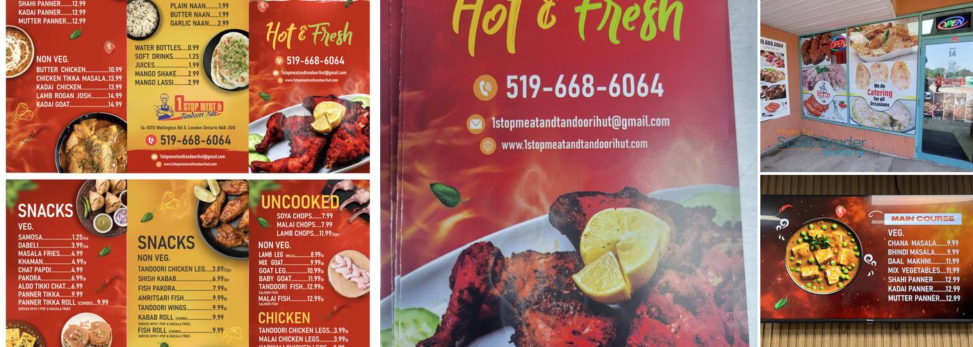1 Stop Meat & Tandoori Hut Menu