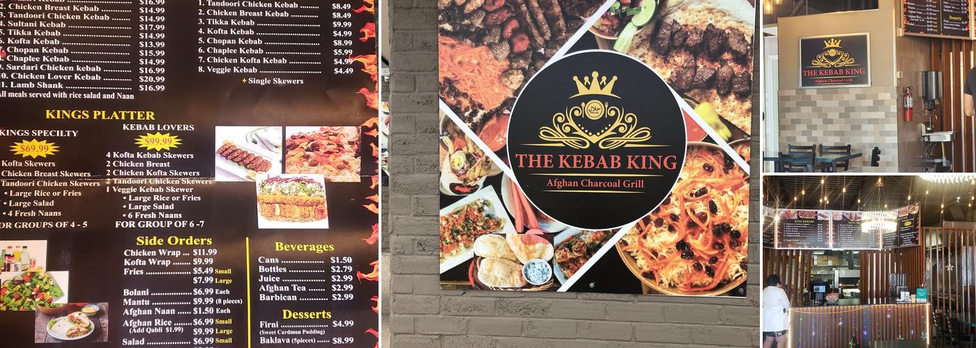 The Kebab king Menu