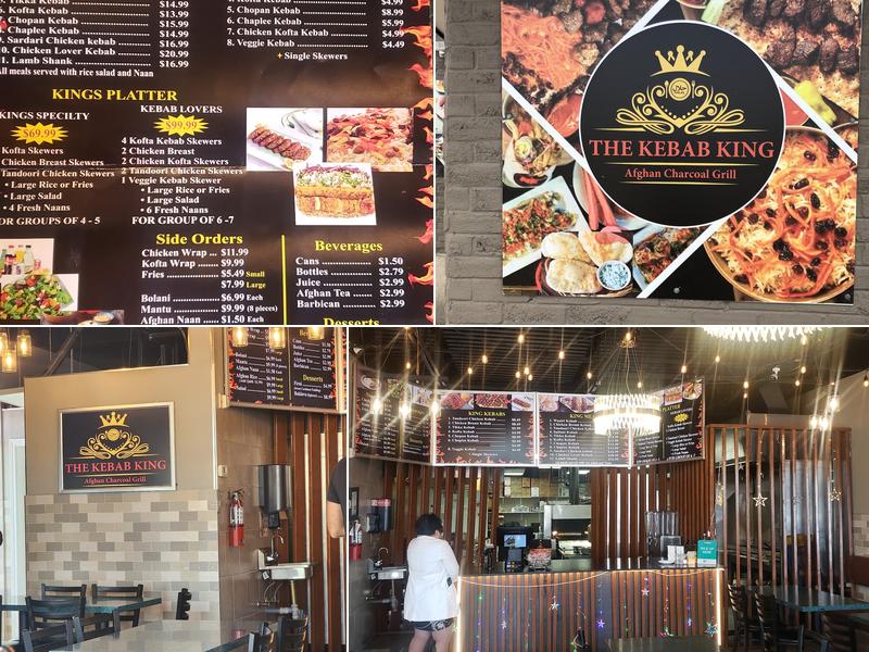 The Kebab king Menu