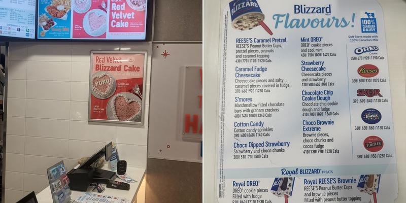 Dairy Queen Grill & Chill Menu