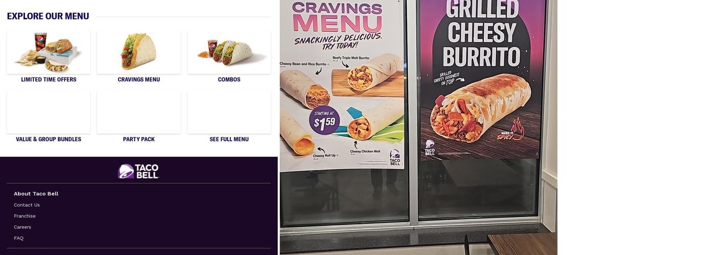 Taco Bell Menu
