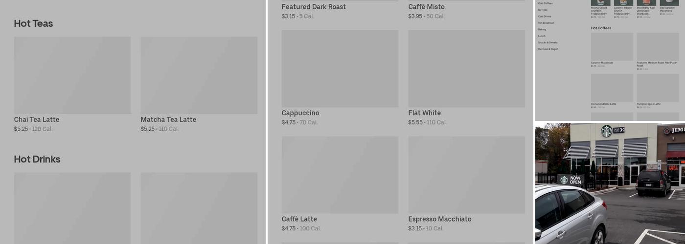 Starbucks Menu