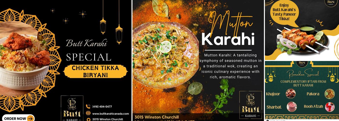 Butt Karahi | Famous Halal Pakistani Restaurant Menu