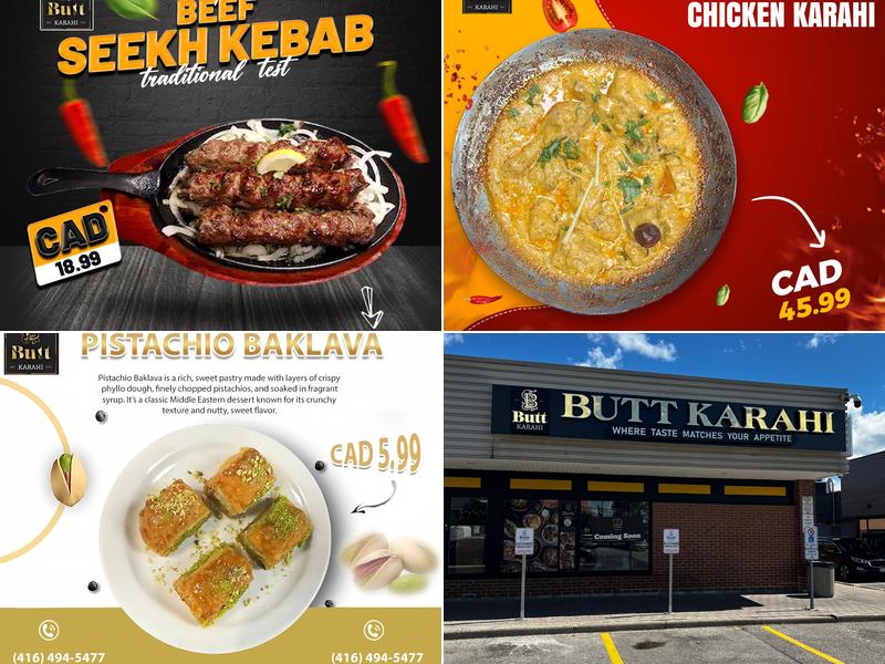 Butt Karahi | Famous Halal Pakistani Restaurant 3015 Winston Churchill Blvd #7-8, Mississauga