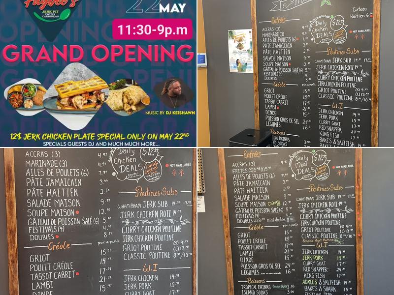 Faybee's Restaurant Menu