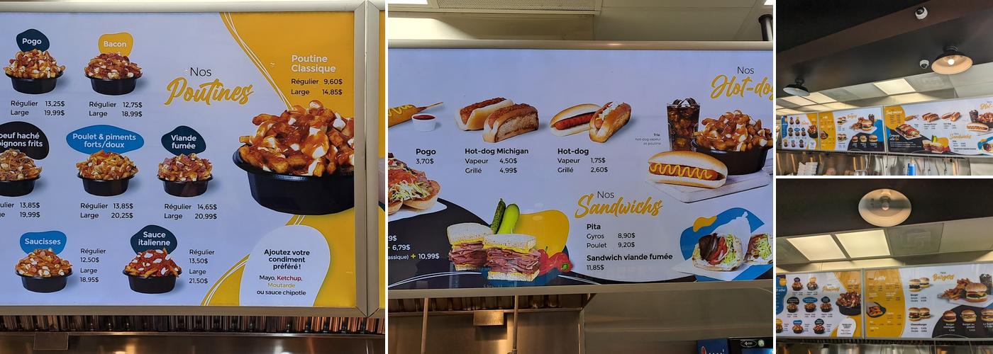 Le petit Québec Menu