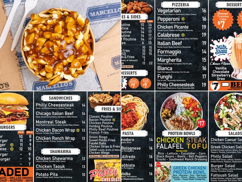 Marcello's Menu