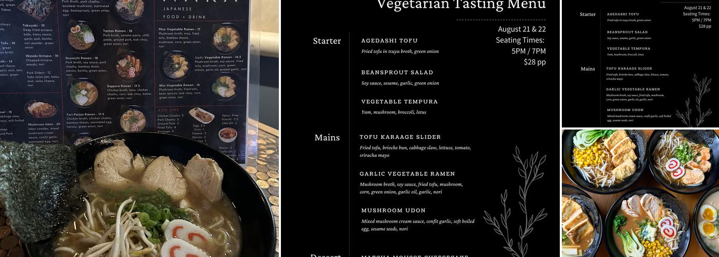 NAKA Menu