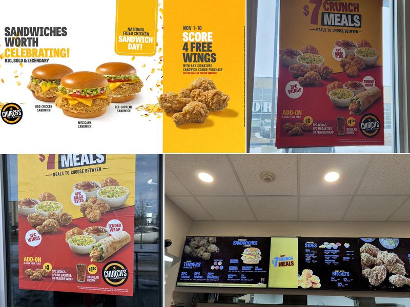 Church's Texas Chicken Menu