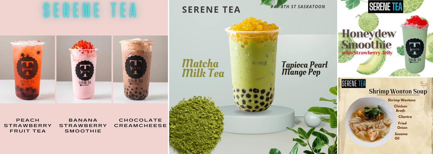 Serene Tea Menu