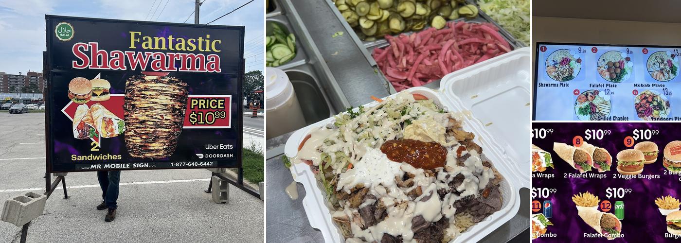 Fantastic Shawarma Menu
