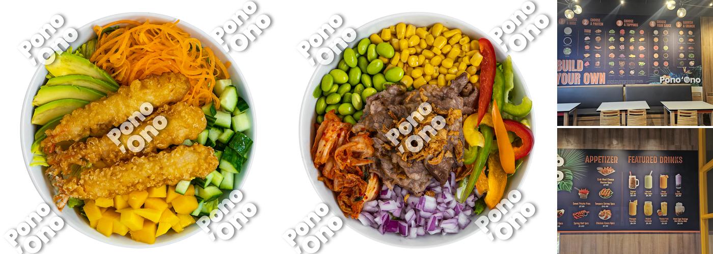 Pono Ono Poke and Bubble Tea Menu