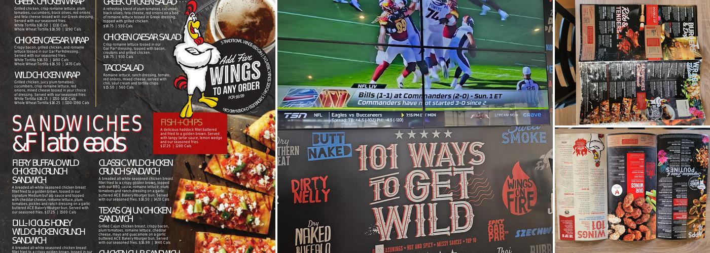 Wild Wing Menu
