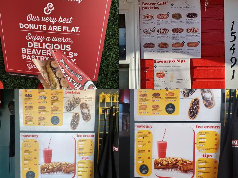 BeaverTails- Queues de Castor (White Rock) Menu