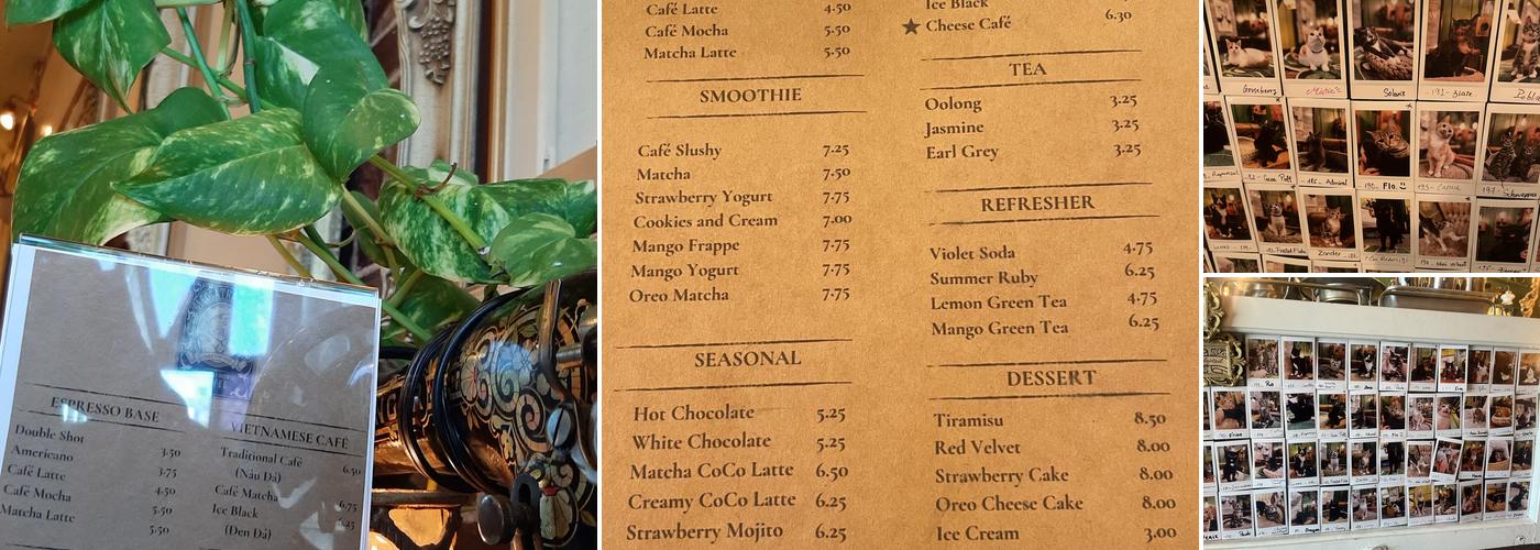 Cleocatra Café - Cat Cafe/ Portage Ave Menu