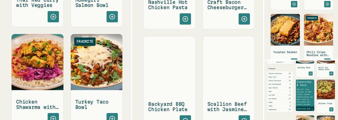 Everytable Menu