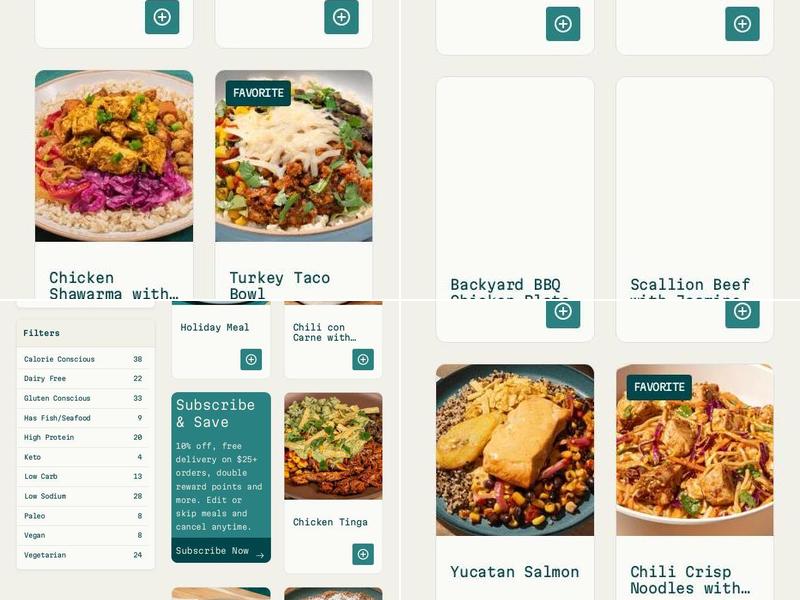 Everytable Menu