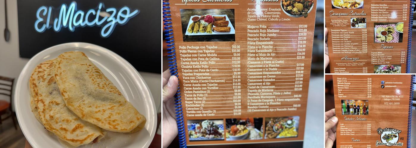 El Macizo Menu