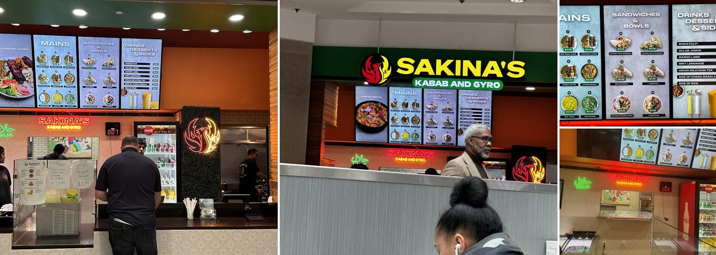 Sakina's Kabab and Gyros Menu