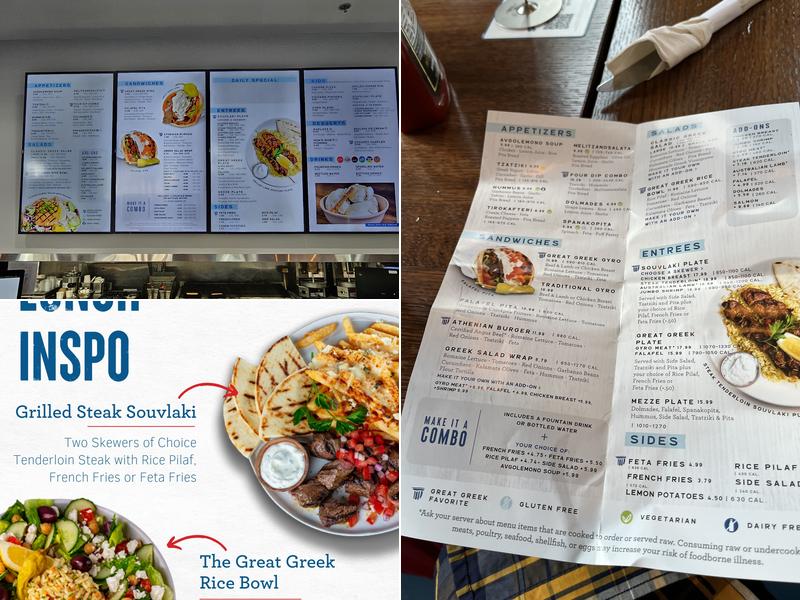 The Great Greek Mediterranean Grill - Atlanta, GA (Cumberland) Menu