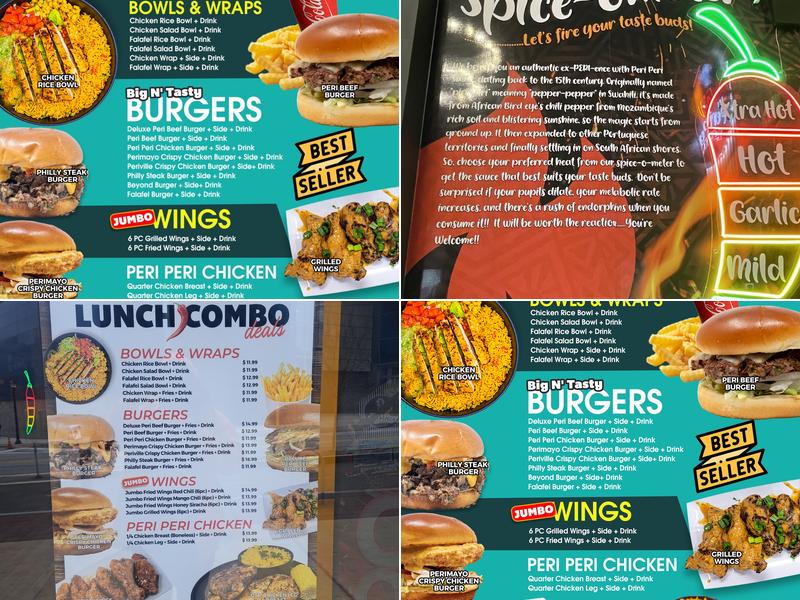 The Peri Peri Grill - Downtown Atlanta Menu