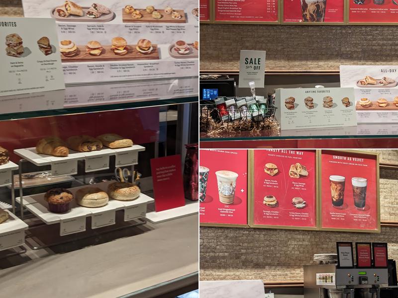 Starbucks Caesars Atlantic City Menu