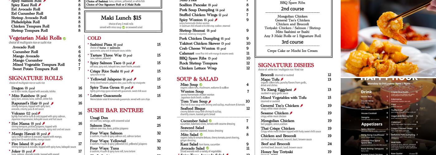 Mito Menu