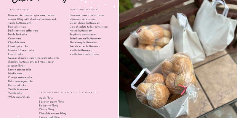 Next Dimension Bakery Menu