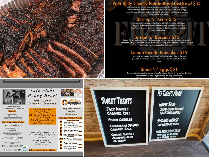 The Firepit Menu