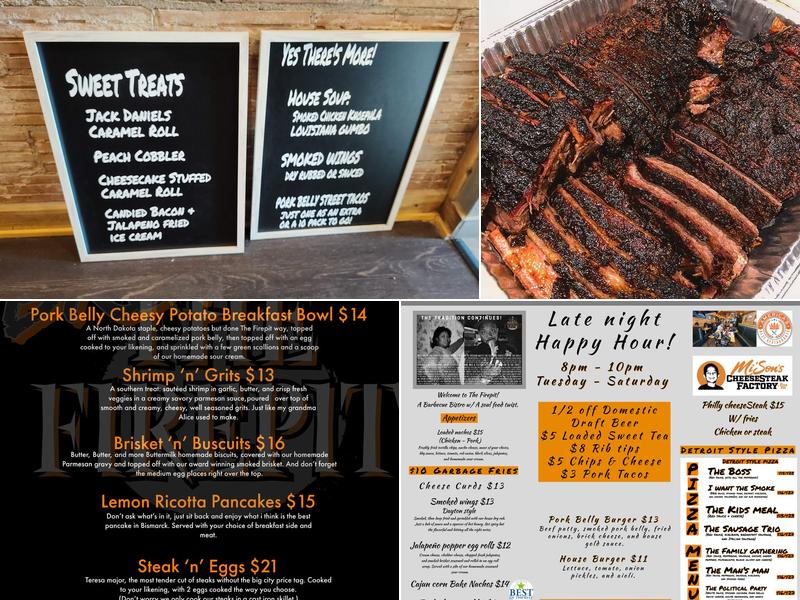 The Firepit Menu