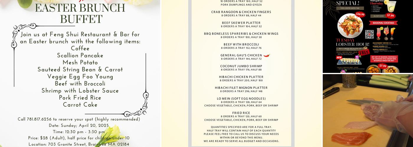 Feng Shui Restaurant & Bar Menu
