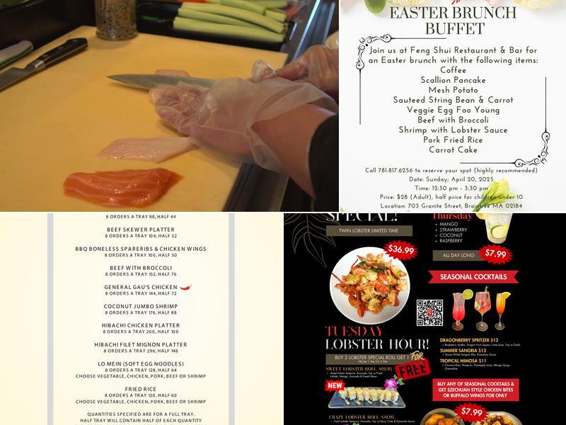 Feng Shui Restaurant & Bar Menu