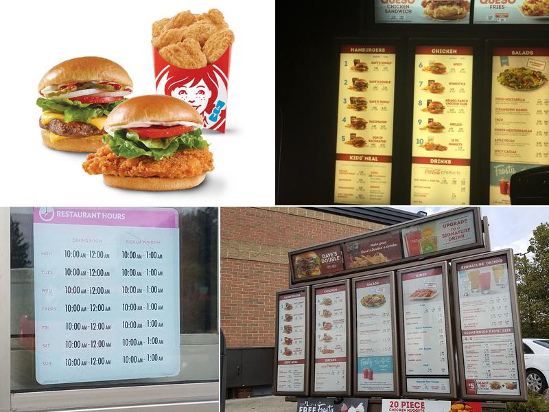 Wendy's Menu