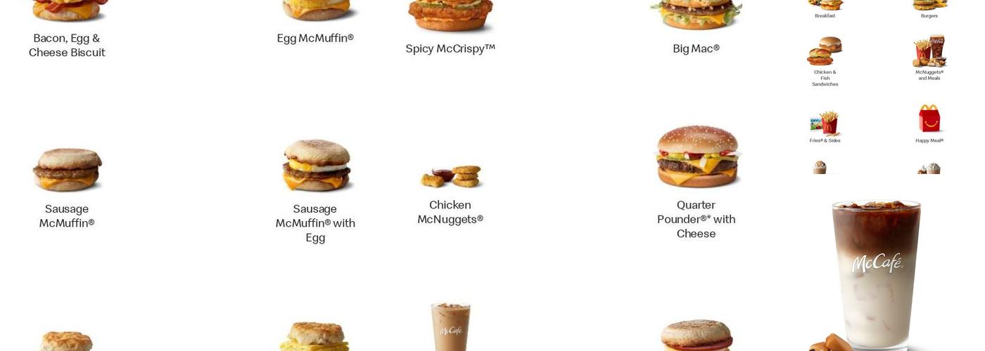 McDonald's Menu