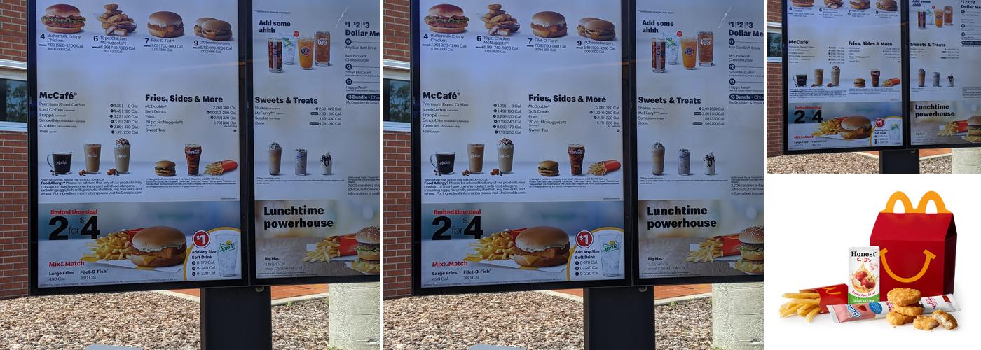 McDonald's Menu