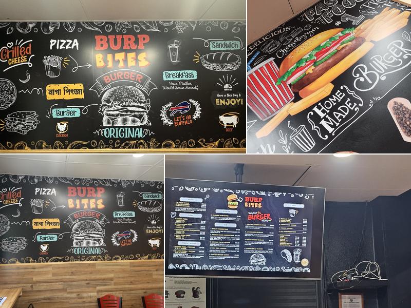 Burp Bites Menu