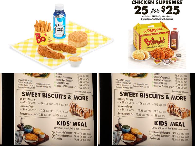 Bojangles Menu