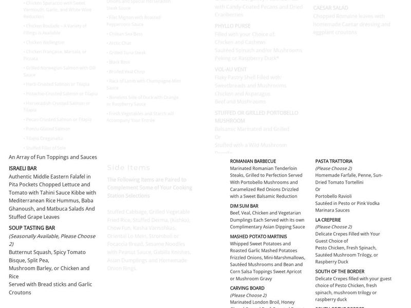 Northern Valley Affairs Inc Menu