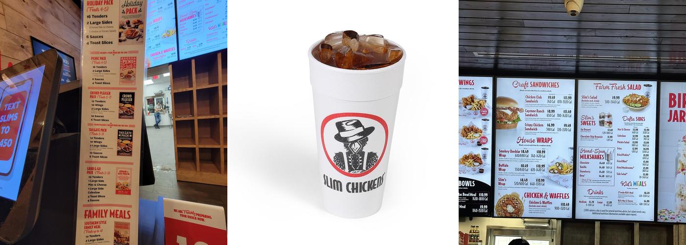 Slim Chickens Menu