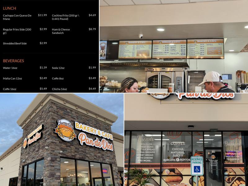 Bakery & Cafe Pan De Dios Menu