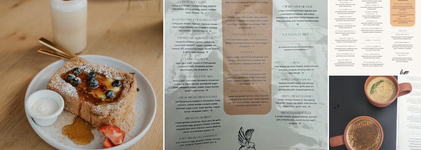 Kaffeology Menu