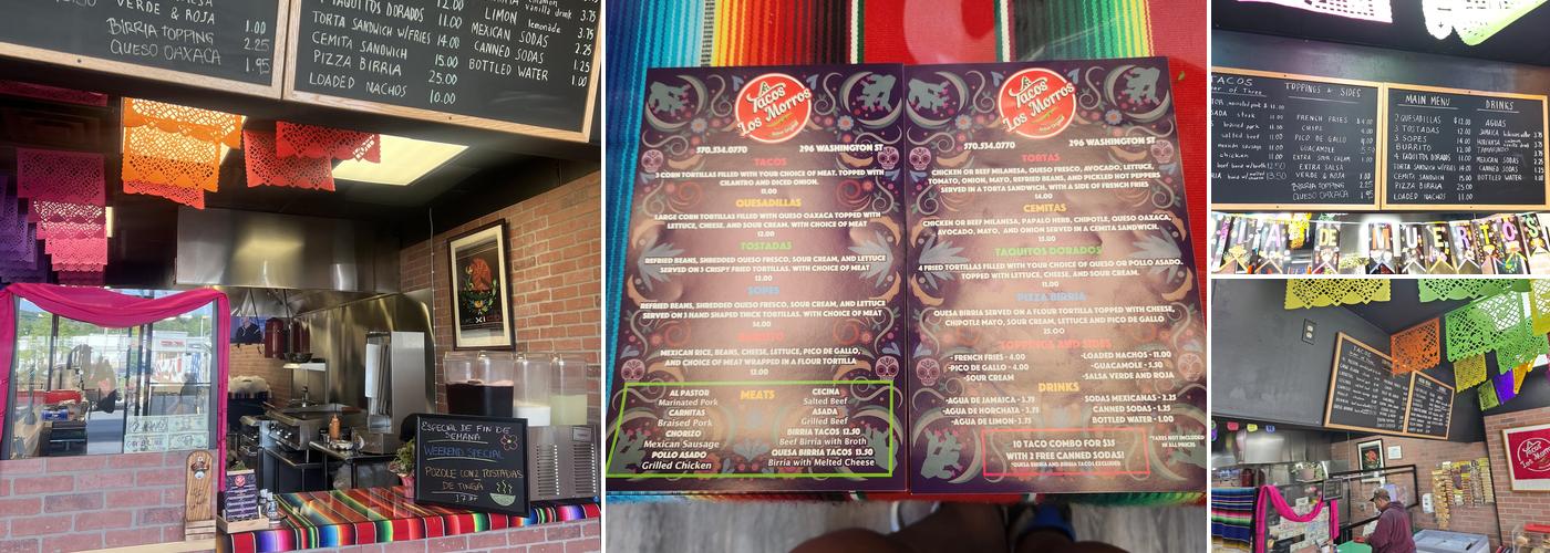 Tacos Los Morros Menu