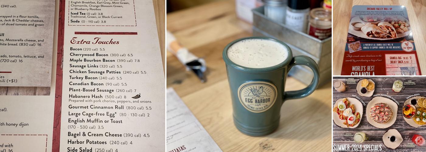 Egg Harbor Cafe Menu