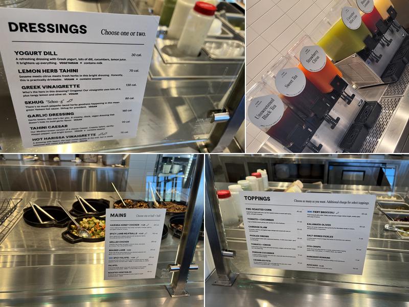 CAVA Menu